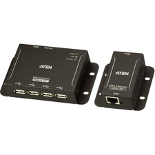 Aten - UCE3250 - ATEN 4-Port USB 2.0 CAT 5 Extender (up to 50m) - 2 x Network picture