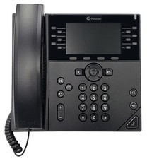 REF “A’ STK - Polycom VVX 450 2201-48840-025  IP VOIP POE Telephone (NO POWER) picture
