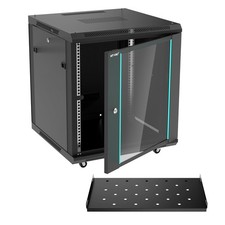 12U Vented Server Cabinet 23.6 Deep Wheels picture
