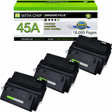 3PK Q5945A Black Toner Cartridge For HP 45A M4345xm 4345mfp 4345xm High Yield picture