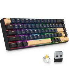surmen GT68 65% Wireless Mechanical Gaming Keyboard 60 Percent RGB Hot-Swappable picture