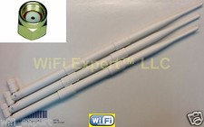 White 9dBi RPSMA Antennas (3) for Asus RT-N66U Gigabit AC1750 Dark Knight Router picture