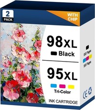 95xl 98xl Ink Cartridges Combo Pack Compatible for HP 95 98 Ink Replacement picture