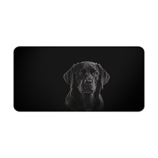 Black Labrador Desk Mat Elegant Dog Portrait Mouse Pad for Home Office picture