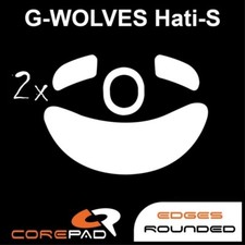 Corepad Skatez G-Wolves Hati-S Small Mini Replacement Mouse Feet PTFE Teflon picture