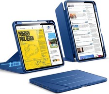 ESR for iPad Pro 11 Inch (M5/M4) Case, Flip Series, Blue Vertical Stand Cover picture