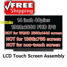 B140HAK03.2 HW0A 01YN150 SD10Q66941 IPS LCD Display Touch Screen Assembly 40pins picture