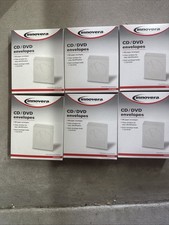 Innovera CD/DVD Envelopes Clear Window 1 Disc Capacity White 50 Pack IVR39403 -6 picture