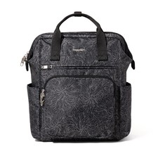 Baggallini Securtex Anti-Theft Windsor Medium, Midnight Blossom Print picture