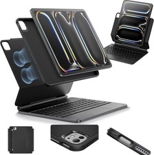 ESR Rebound 360 iPad Pro 11 M4 M5 2024 2025 Keyboard Case Magnetic Stand Black picture