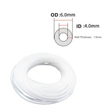 1M 2M 5M Teflon PTFE Pneumatic Tubing  Tube 2mm 4mm ID OD or 4mm 6mm Air Hose picture