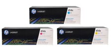 HP 414X Color Combo 3 Pack  - Cyan, Magenta & Yellow picture