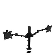 Offices To Go OTGMA2 Height Adjustable Dual Monitor Arm Black Finish  picture
