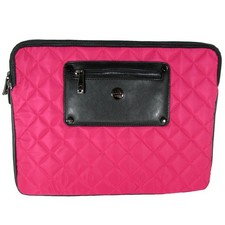 Knomo London Womens Quilted Nylon Laptop Sleeve For 13