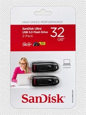 SanDisk USB 3.0 Flash Drive - 32GB - NEW- in original Two pack picture