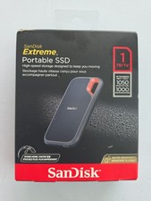 SanDisk Extreme 1TB Portable External SSD Flash Storage Drive - Black picture