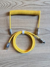 Custom Coiled Mechanical Keyboard Cable USB-A to USB-C Aviator Paracord picture