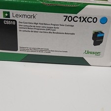 Lexmark 70C1XC0 Cyan Extra High Yield Unison Toner Cartridge  - New picture