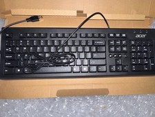 Acer PR1101V USB Wired Keyboard - Black Full Size picture