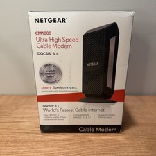 NETGEAR CM1000 DOCSIS 3.1 Cable Modem 1 Gbps Gigabit Ethernet CM1000-100NAS picture
