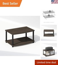 Durable 2-Tier Printer Stand for Efficient Office Storage - Minimalist Style picture