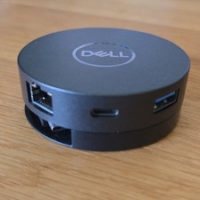 Dell DA300 USB-C Mobile Adapter Hub HDMI VGA RJ-45 USB-A USB-C Black picture