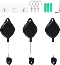 VR Cable Management 3Packs Drill Free Retractable Ceiling Pulley System | picture