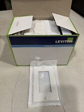 Leviton 021-80401-W 1 Gang Decora Faceplate White Qty. 20 picture