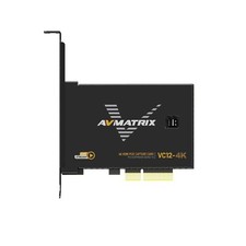 AVMATRIX VC12-4K HDMI Pcie Capture Carte 1-Ch HDMI 2.0 Entrée Loop-Out YUY2 picture