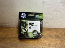 Genuine HP 901XL Black Ink Cartridge High Yield CC654AN OEM Sealed Box 2015 picture