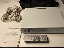 Sony VPL-CS6 DATA PROJECTOR w/Remote Control Power & VGA Cable and carry case picture