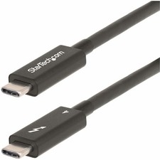 StarTech 6ft (2m) Active Thunderbolt 4 Cable, 40Gbps, 100W PD, 4K/8K Video, picture