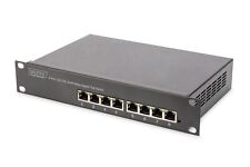 DIGITUS Gigabit Ethernet PoE+ Switch - 10 Inch - 8 Ports - Unmanaged - IEEE 802. picture