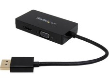 StarTech.com DP2VGDVHD DisplayPort to VGA / DVI / HDMI® Adapter – 3-in-1 DP picture