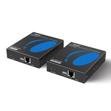 OREI 4K KVM HDMI Extender Over IP CAT6 4K@60Hz One to Many TX & RX Kit, Black picture