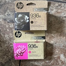 HP 936e Inkjet Cartridges Set Black & Magenta- 2027 picture
