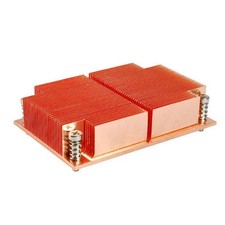 Narrow ILM LGA2011 Pure Copper CPU Heatsink Cooler 1U Passive picture