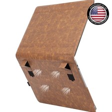 Elegant Leather Laptop Case for MacBook Pro 16 Inch - Anti-Slip & Shockproof picture