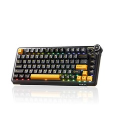 OIXOC AU75 Wireless Mechanical Keyboard, x Aula 75% Hot-Swappable RGB Gaming picture