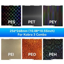 256x268mm For Anycubic Kobra 3 Combo Spring Steel Sheet PEO PET PEY Double Sided picture