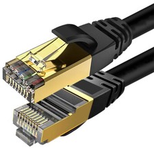 6-100ft CAT 8 Ethernet RJ45 Cable High Speed LAN Patch Network Gold Plated Lot picture