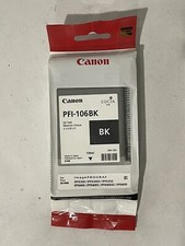 Canon PFI-106BK Black Ink Tank OEM Sealed for iPF6300 / iPF6350 NEW picture