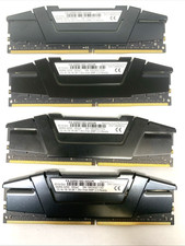 64GB DDR4 G.Skill RipJaws V 3200MHz Desktop RAM F4-3200C16D-32GVK BLACK 4x16GB picture