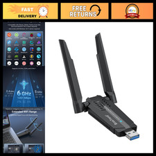 Plug & Play Linux WiFi Adapter AXE3000 for Kernel 5.18+ | High-Speed Connectivit picture