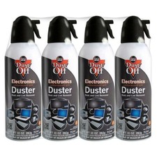 DUST-OFF 10OZ COMPRESSED AIR ELECTRONICS DUSTERS [PACK OF 4] picture