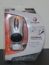 Targus Retractable Ultra-Portable Mouse Silver PAUM01U New Recharge Wireless picture