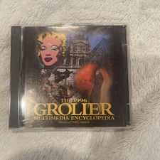 The 1996 Grolier Multimedia Encyclopedia PC Software for DOS & Windows picture