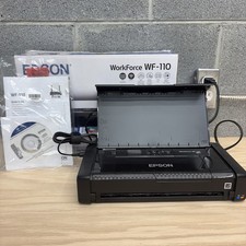 Epson WorkForce WF-110 Inkjet Mobile Printer Rechargeable Portable EUC picture