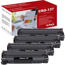 4 Pack CRG137 Toner Cartridge High Yield For Canon 137 ImageClass MF232w MF231 picture