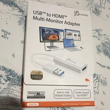 j5create JUA254 USB 3.0 to HDMI AV Adapter Full HD 1080p White 5 in picture
